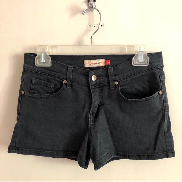 Eunina Jeans Usa Black Jean Shorts 